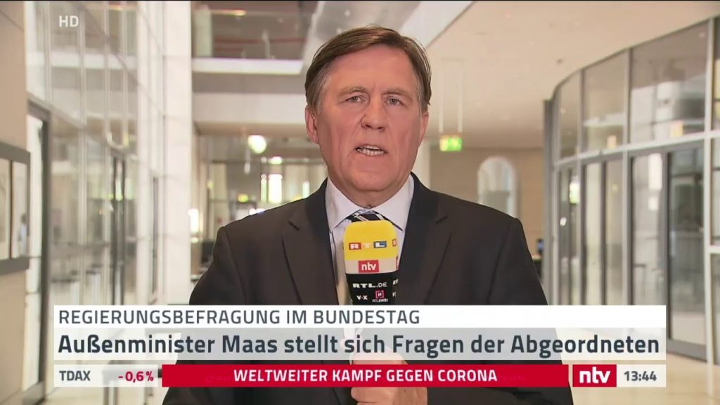 LIVE: Außenminister Maas stellt sich den Fragen des Bundestages