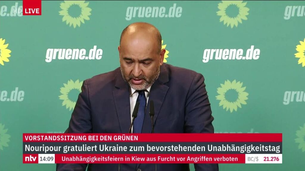 LIVE: Pressekonferenz von Grünen-Chef Omid Nouripour nach Gremiensitzung