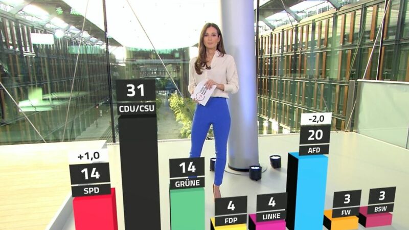 AfD verliert Zustimmung, BSW und FDP über 5 Prozent | ntv #Trendbarometer