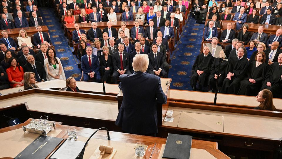 Donald Trump in Rede vor US-Kongress: Wolodymyr Selenskyj soll bereit sein, Rohstoffdeal mit USA zu unterzeichnen