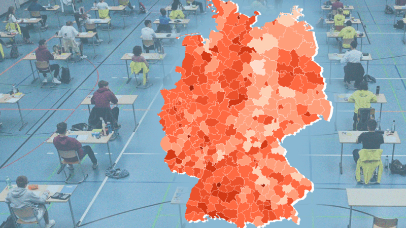 Abitur-Quoten: So viele Abiturienten gibt es in Ihrer Region