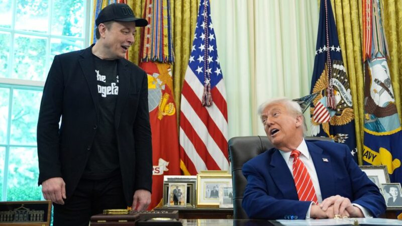 Donald Trump verabschiedet Elon Musk