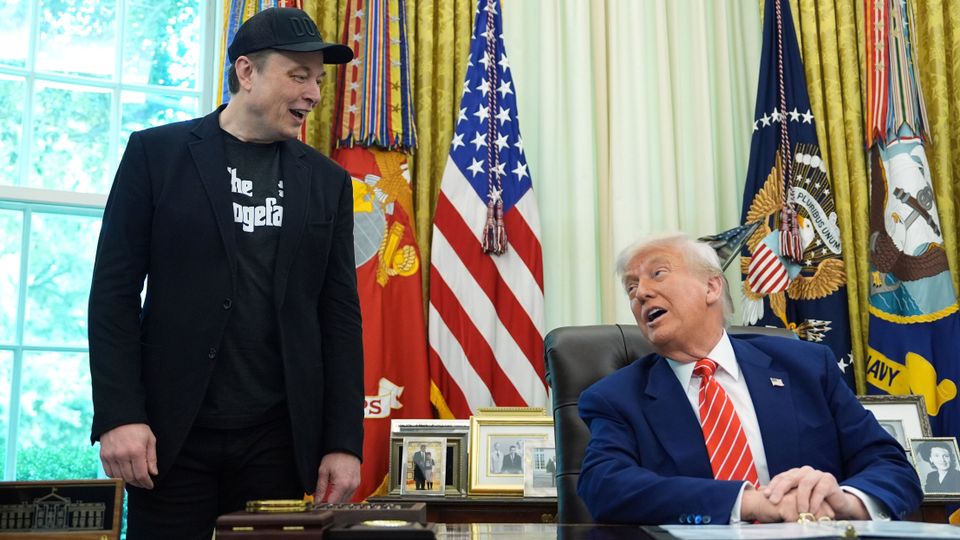 Donald Trump verabschiedet Elon Musk