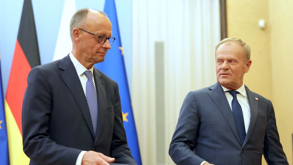 Donald Tusk sagt Friedrich Merz, was er von Grenzkontrollen hält: nichts