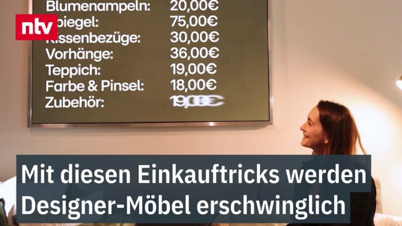 Mit diesen Einkauftricks werden Designer-Möbel erschwinglich - Neuer Einrichtungsstil für 300 Euro