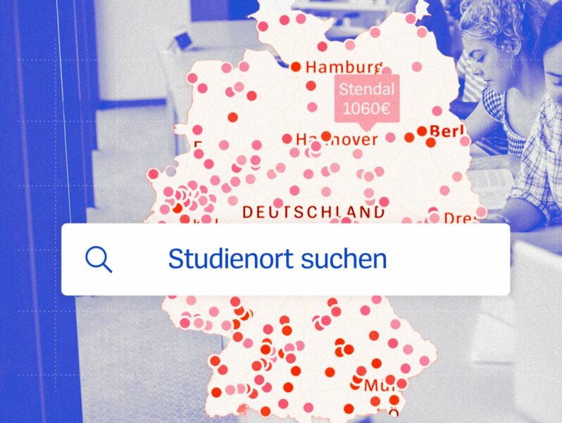Studium: Wie viel bezahle ich in welcher Stadt? – Interaktiver Rechner