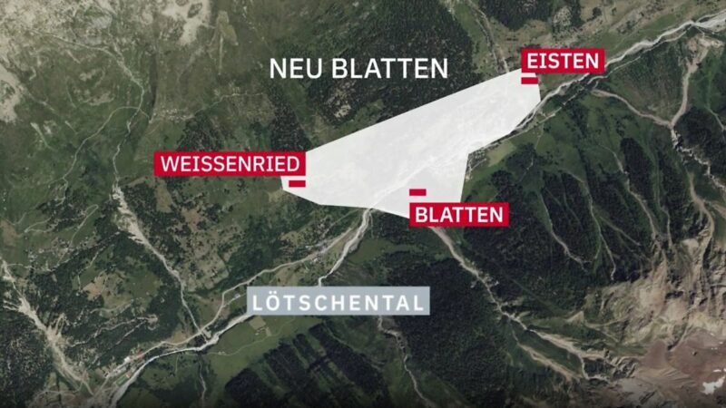Wie es in Blatten nach der Katastrophe weitergeht - Gletschersturz vor einem Monat